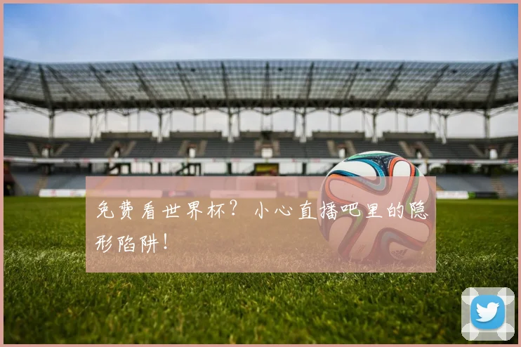免费看世界杯？小心直播吧里的隐形陷阱！